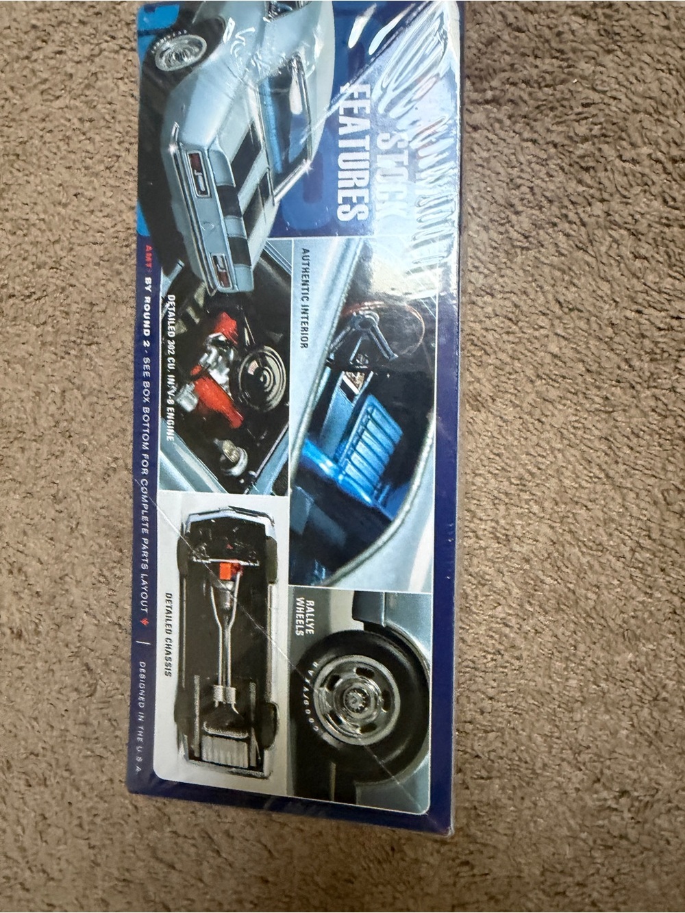 Chevrolet Camaro Z/28 Red Model Kit Box - Picture 3 of 3